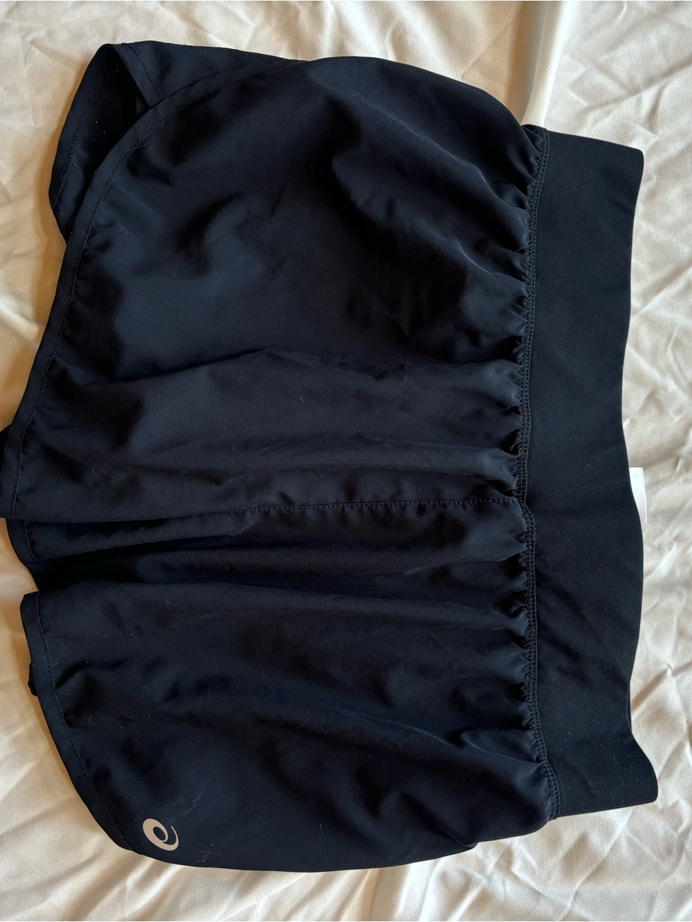 Asics Black Athletic Running Shorts